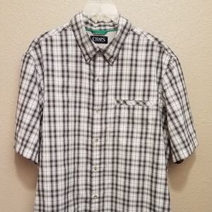 Chaps Men's short sleeve button down shirt
